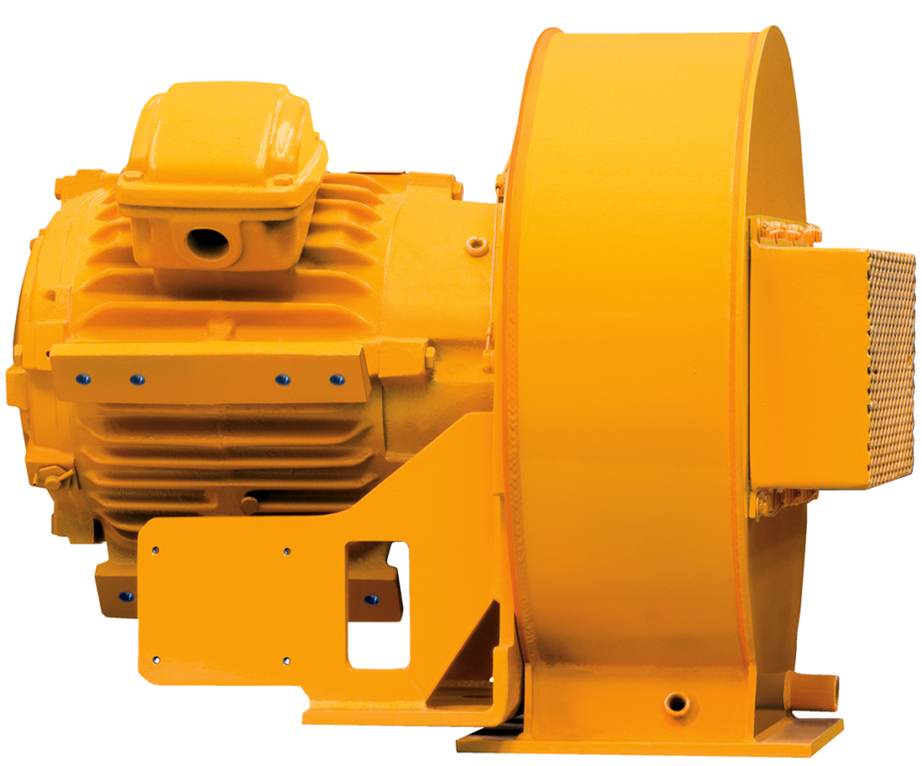 Top Mount Patented Self-Cleaning Drilling Motor Blower for 600 HP Top Drive Motors